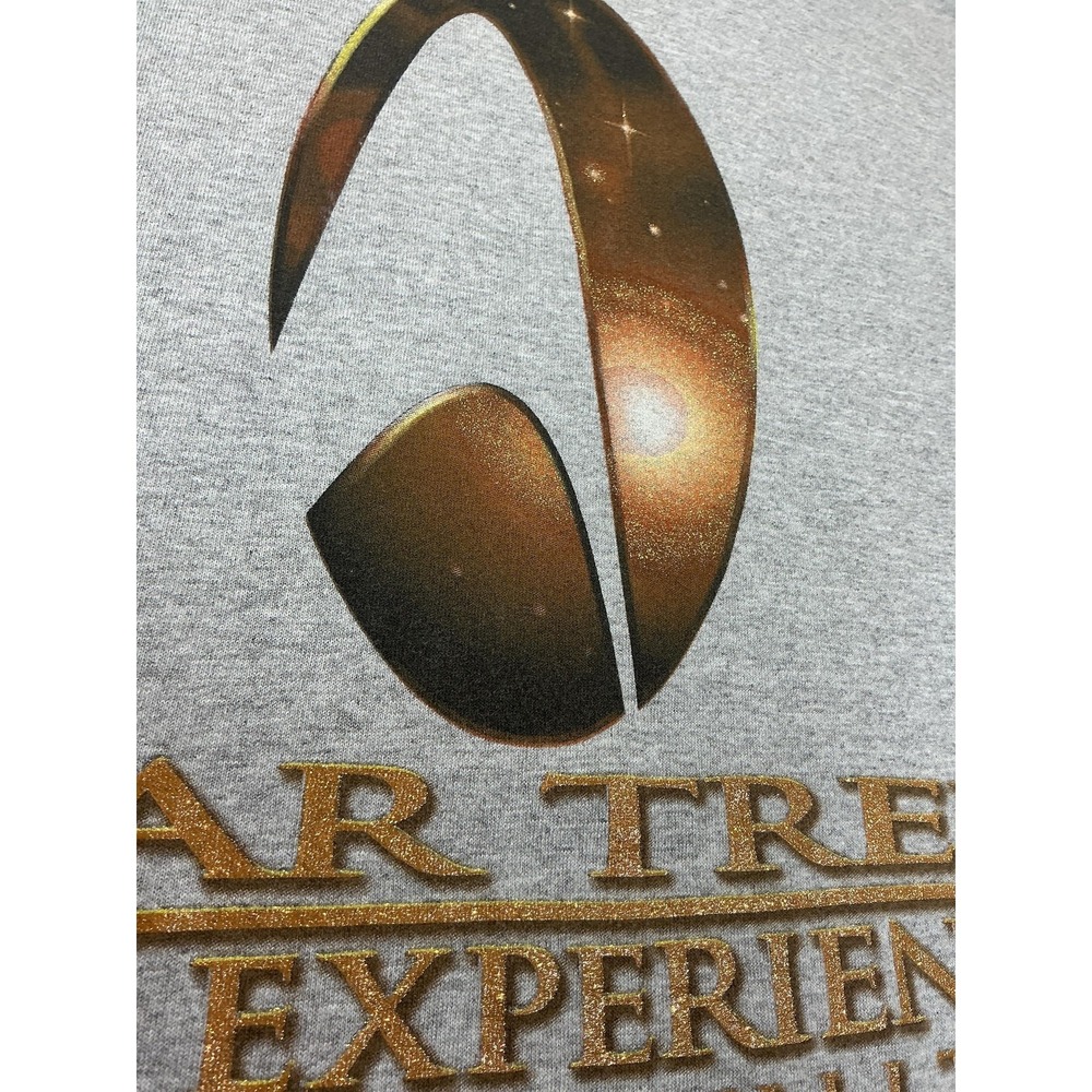 Star Trek The Experience Shirt Mens XL Gray Las Vegas Hilton Graphic Tee Sci-Fi - Picture 4 of 8